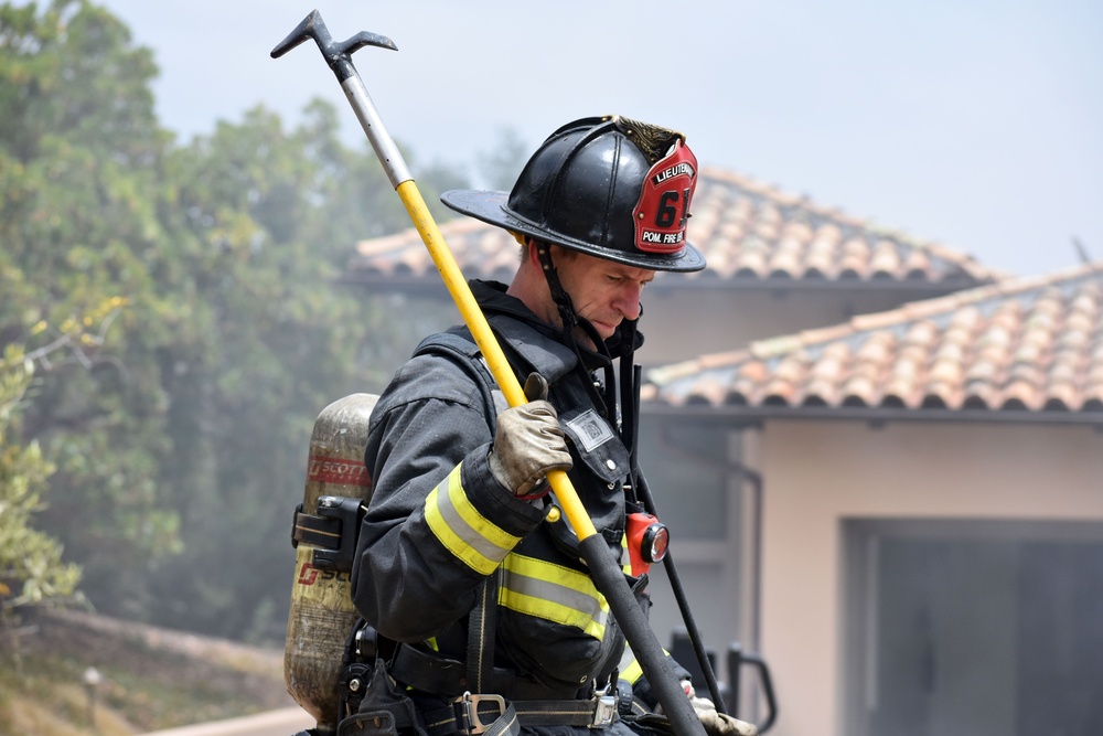 Presidio of Monterey Fire Department responds with local agencies to off-post house fire