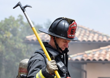 Presidio of Monterey Fire Department responds with local agencies to off-post house fire