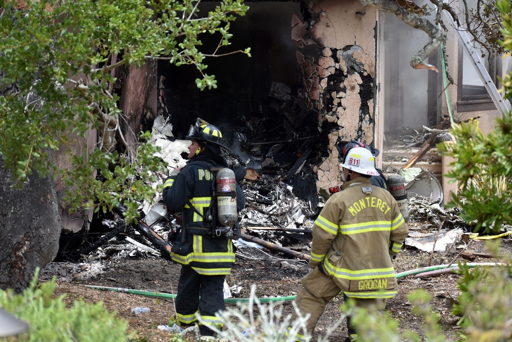 Presidio of Monterey Fire Department responds with local agencies to off-post house fire