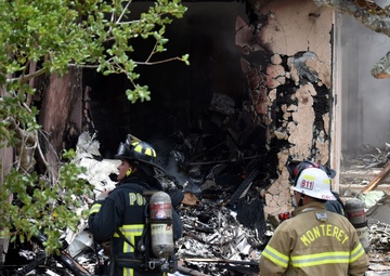 Presidio of Monterey Fire Department responds with local agencies to off-post house fire