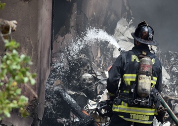 Presidio of Monterey Fire Department responds with local agencies to off-post house fire