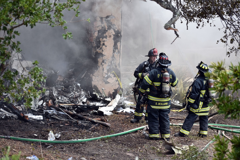 Presidio of Monterey Fire Department responds with local agencies to off-post house fire