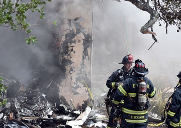 Presidio of Monterey Fire Department responds with local agencies to off-post house fire