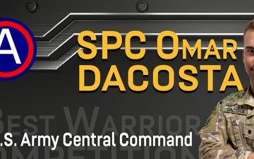 2021 FORSCOM Best Warrior Competition - Spc. Omar Dacosta, U.S. Army Central Command