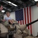 2nd Combined Arms Battalion 136th Infantry Regiment gives Ethan Manson a tour of a Bradley Fighting Vehicle