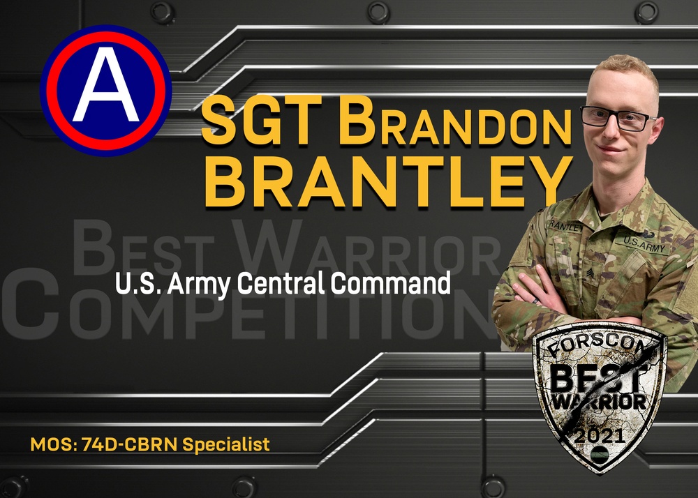 2021 FORSCOM Best Warrior Competition - Sgt. Brandon Brantley, U.S. Army Central Command