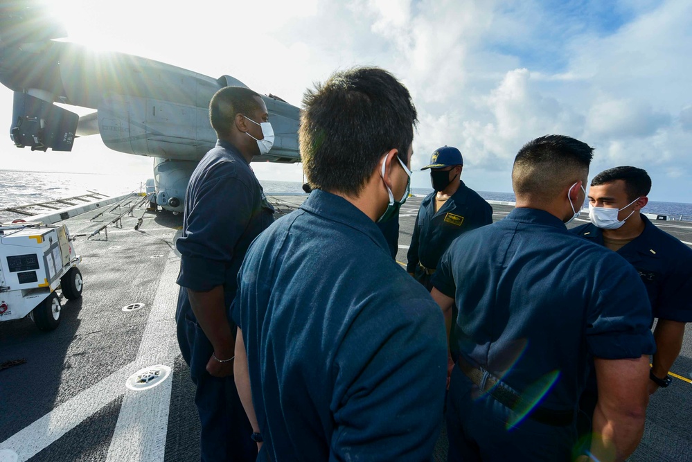 USS John P. Murtha (LPD 26) Uniform Inspection