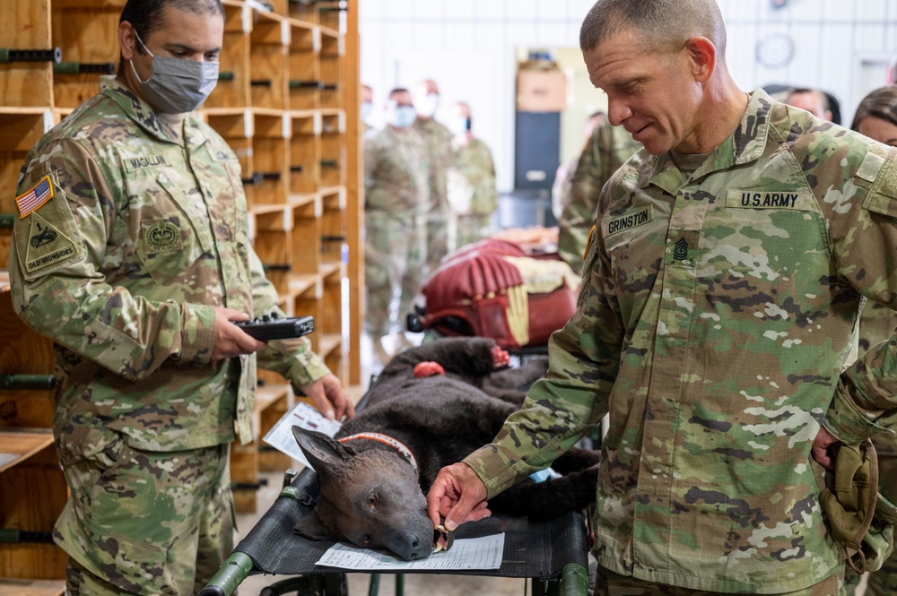 SMA Visits 335 Medical Company, Fort McCoy