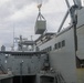 LSV-4 conducts joint maritime equipment transfer of Army Preposition Stock with the U.S. Naval Ship Fisher
