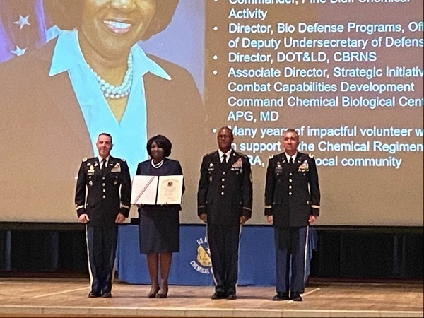 Army Chemical Corps Names Debra Thedford as Distinguished Member