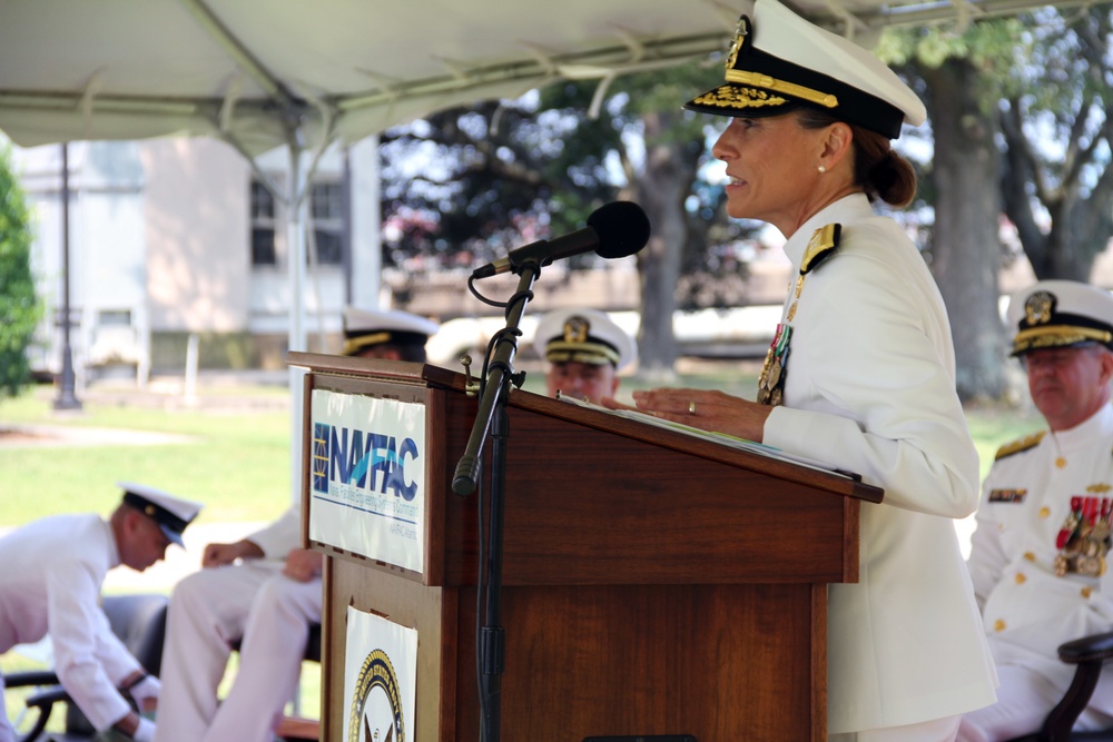 AGUAYO TAKES COMMAND OF NAVFAC ATLANTIC