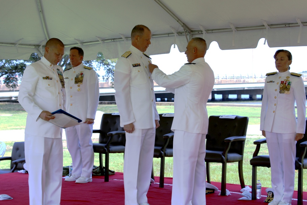 AGUAYO TAKES COMMAND OF NAVFAC ATLANTIC