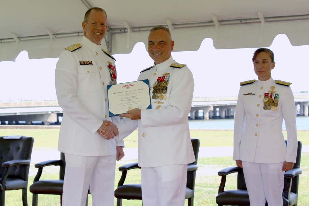 AGUAYO TAKES COMMAND OF NAVFAC ATLANTIC