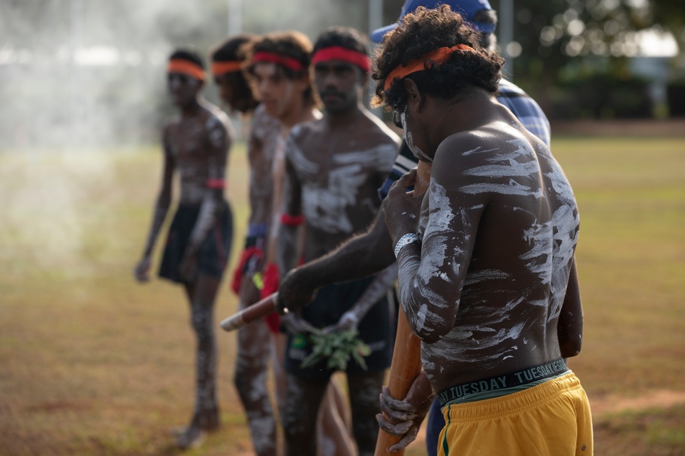 Talisman Sabre 21: Dagoman Tribe shares culture with U.S., Australian military personnel Talisman Sabre 21: Dagoman Tribe shares culture with U.S., Australian military personnel