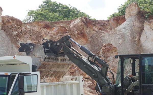 NMCB 11 Conducts Rock Crushing Operations