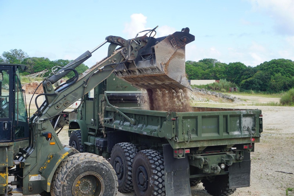 NMCB 11 Conducts Rock Crushing Operations