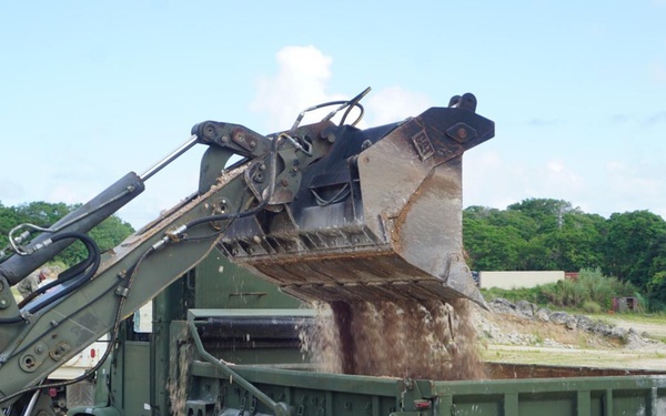 NMCB 11 Conducts Rock Crushing Operations