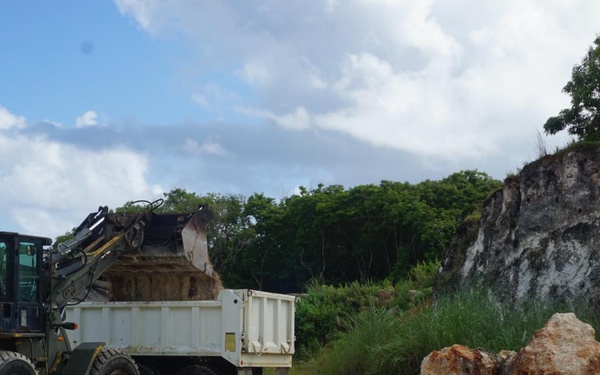 NMCB 11 Conducts Rock Crushing Operations
