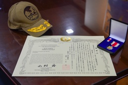 JMSDF Awards Tynch for Commitment to Working Together