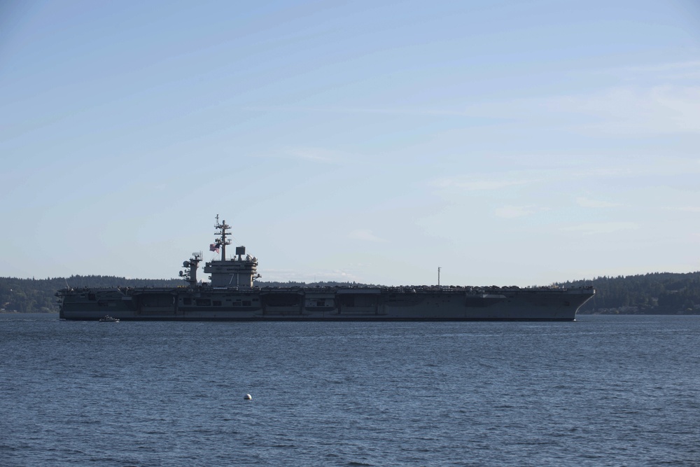 USS Theodore Roosevelt Arrives in Washington