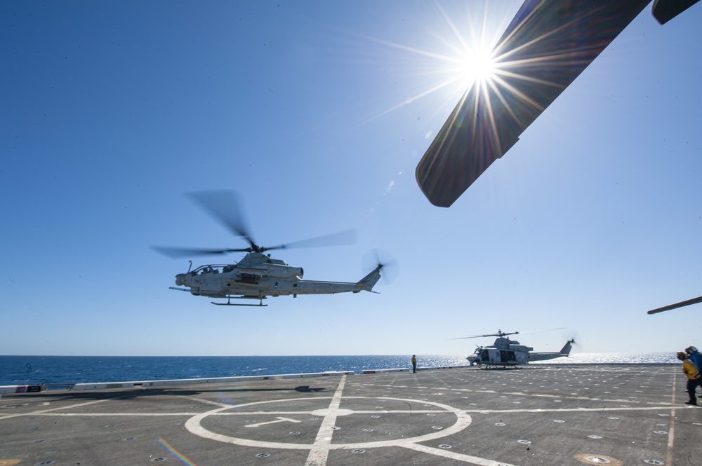 CDRE Greg Baker Visit to USS New Orleans 2021