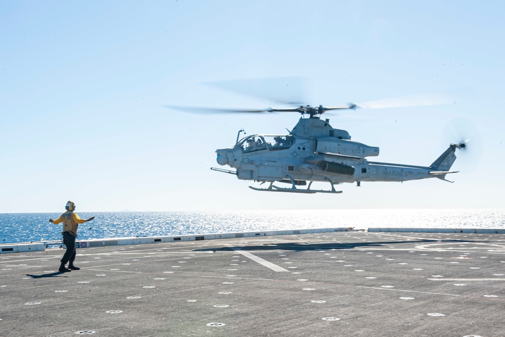 CDRE Greg Baker Visit to USS New Orleans 2021