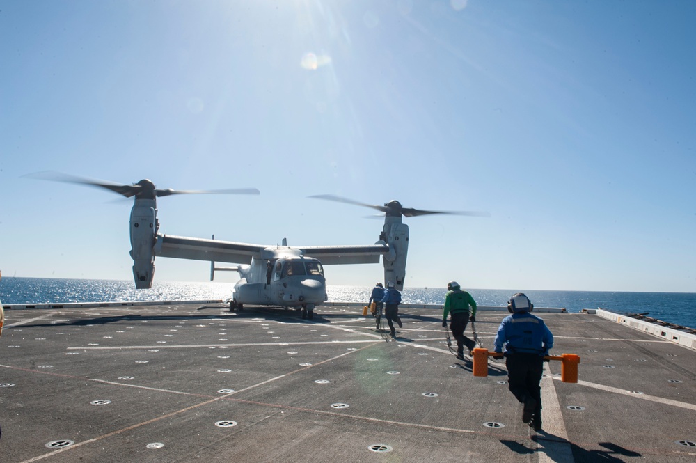 CDRE Greg Baker Visit to USS New Orleans 2021