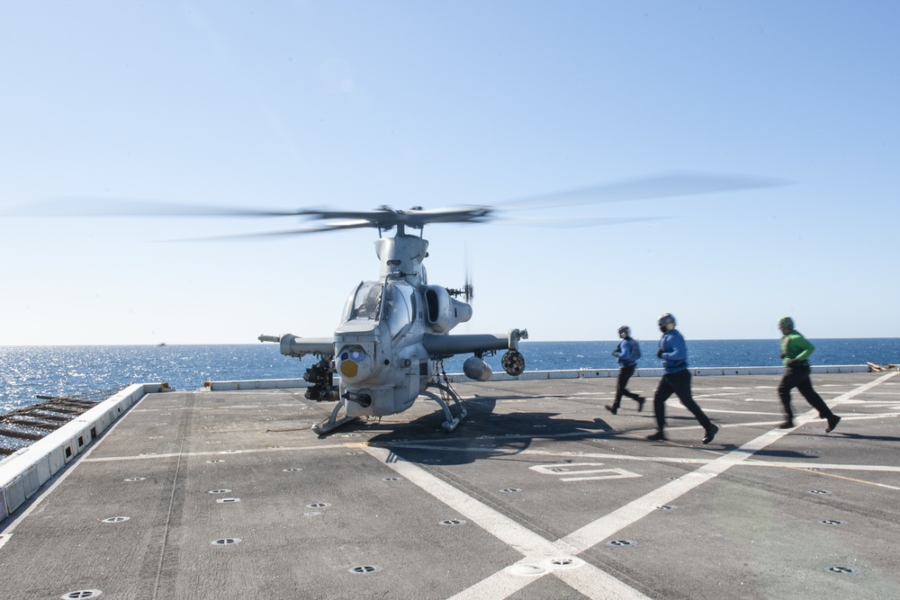 CDRE Greg Baker Visit to USS New Orleans 2021