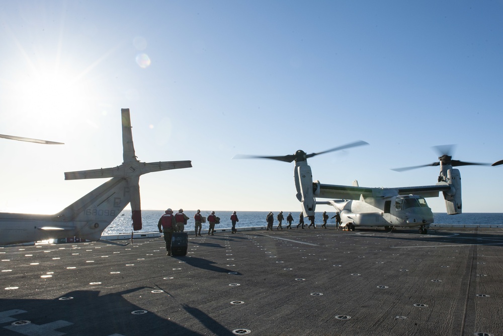 CDRE Greg Baker Visit to USS New Orleans 2021