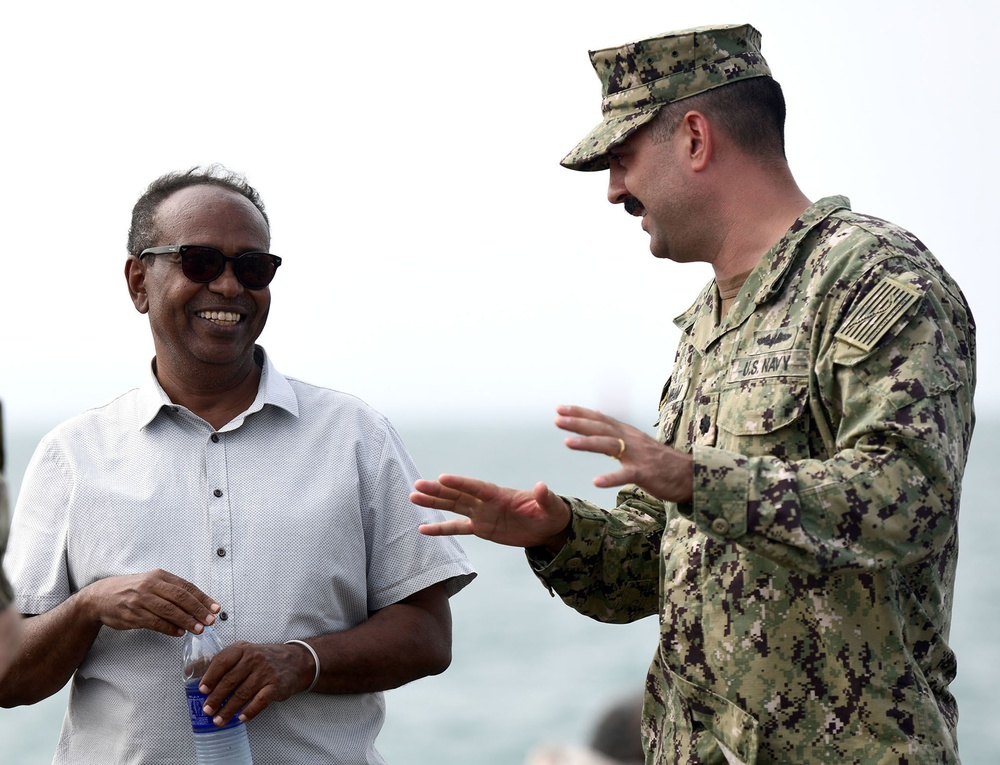 Curran visits Camp Lemonnier