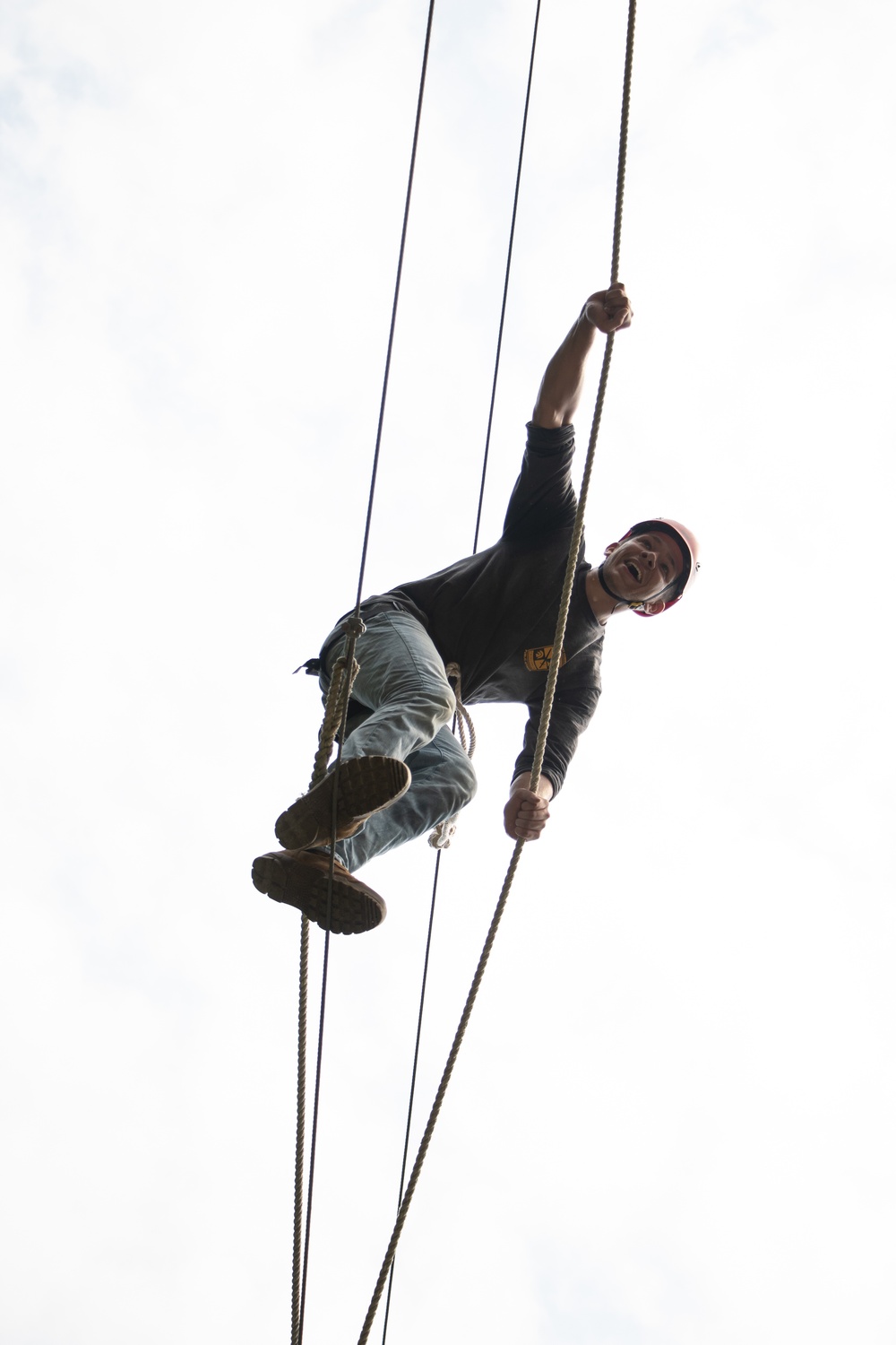 CST Public Affairs Interns High Ropes Course Training | Cadet Summer Training 2021