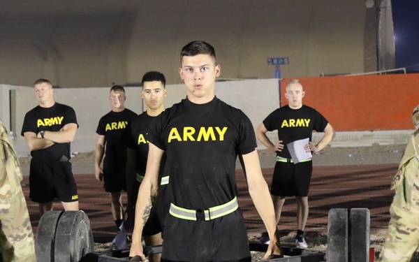 111th TEB Soldiers Compete in Best Warrior Competition