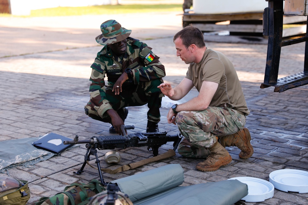 Senegal Soldiers observe JRTC training