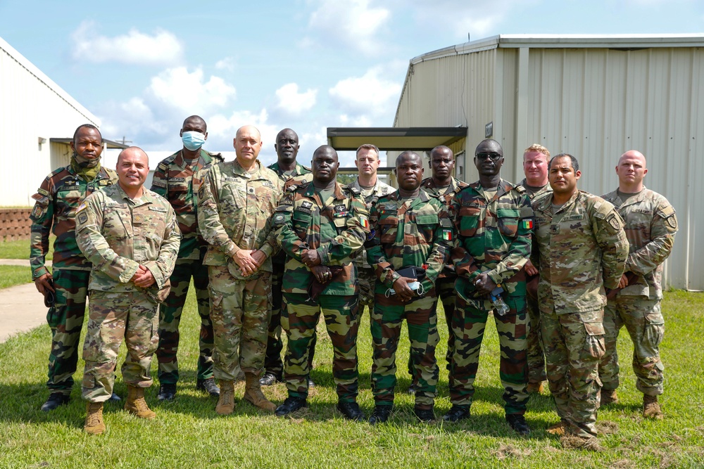 Senegal Soldiers observe JRTC training