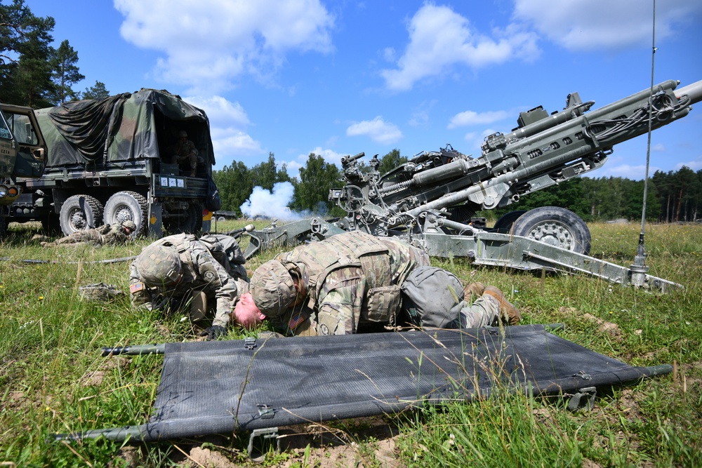 2CR, Field Artillery Squadron training exercise