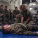 U.S. Navy Corpsmen Instruct a Combat Life Saver Class