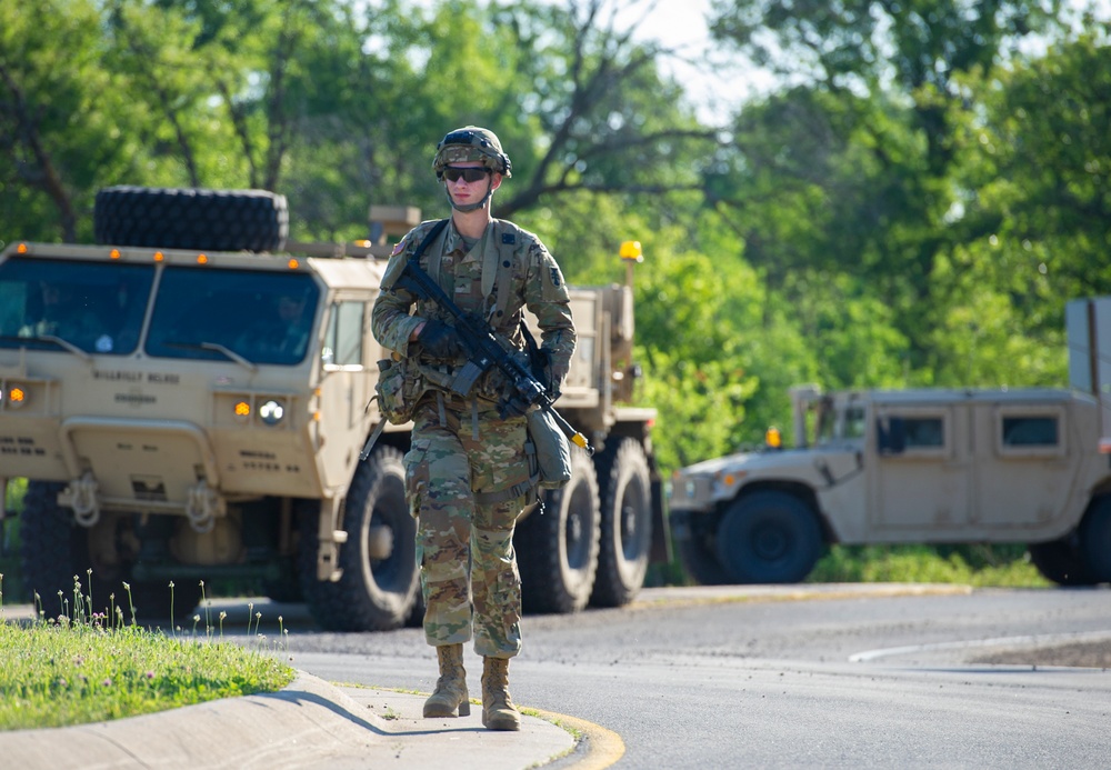 Convoy Operations During WAREX at Fort McCoy