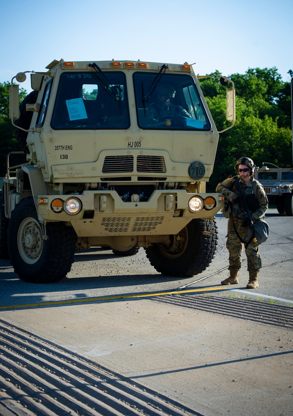 Convoy Operations During WAREX at Fort McCoy