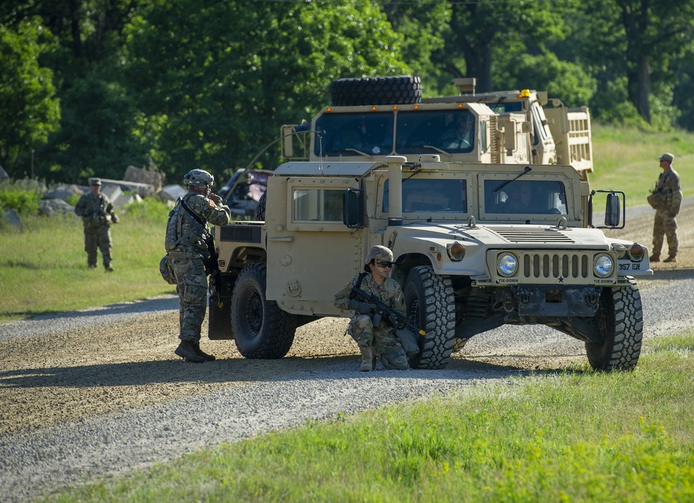 Convoy Operations During WAREX at Fort McCoy