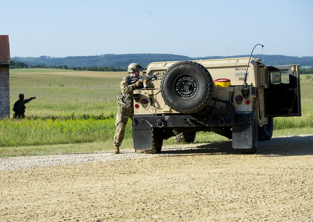 Convoy Operations During WAREX at Fort McCoy