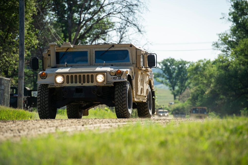 Convoy Operations During WAREX at Fort McCoy