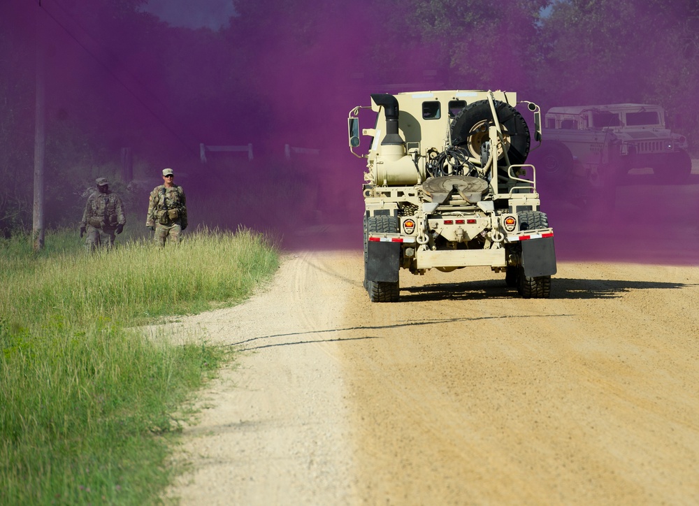 Convoy Operations During WAREX at Fort McCoy