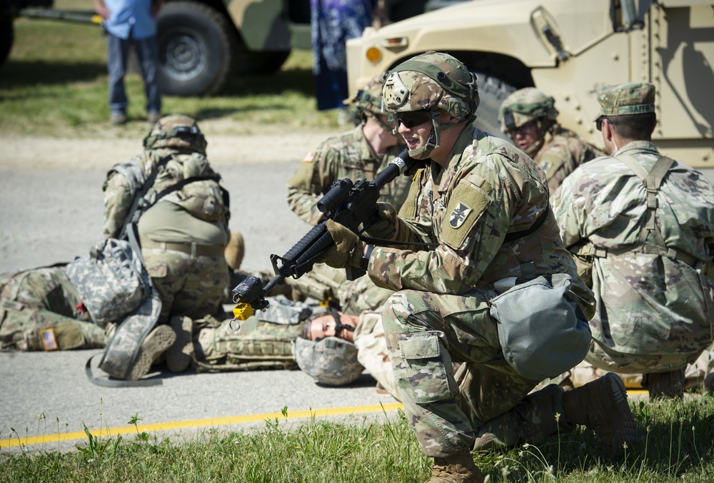 Convoy Operations During WAREX at Fort McCoy