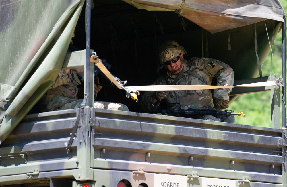 Convoy Operations During WAREX at Fort McCoy