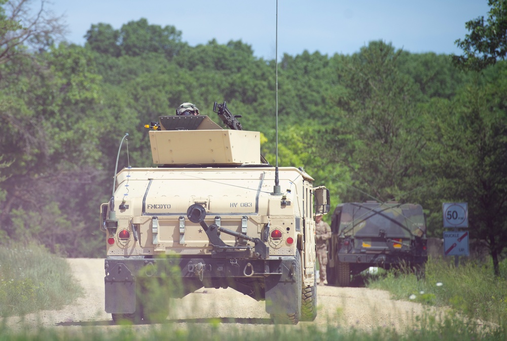 Convoy Operations During WAREX at Fort McCoy