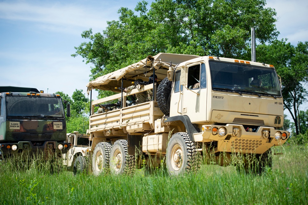 Convoy Operations During WAREX at Fort McCoy