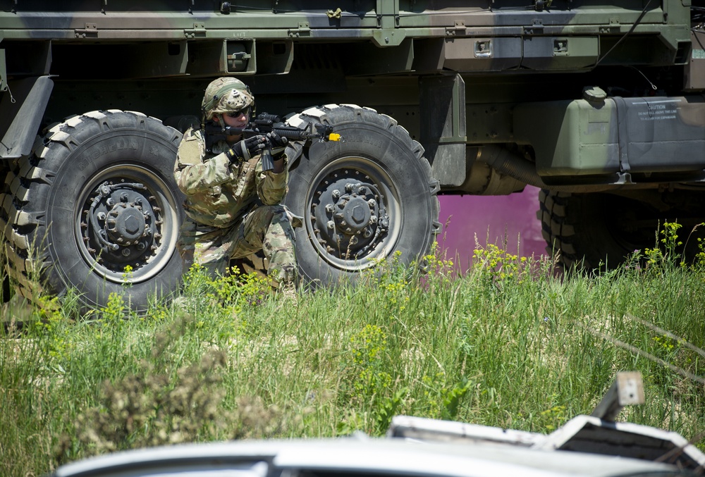 Convoy Operations During WAREX at Fort McCoy