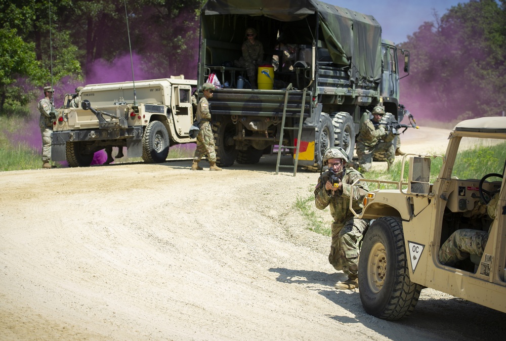 Convoy Operations During WAREX at Fort McCoy