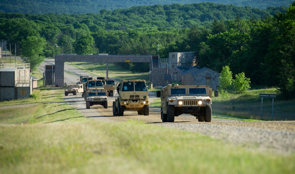 Convoy Operations During WAREX at Fort McCoy