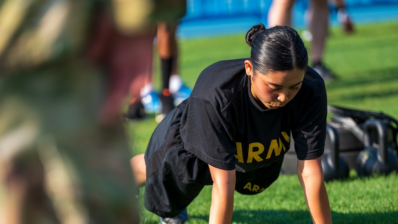 311th ESC Conducts ACFT at UCLA